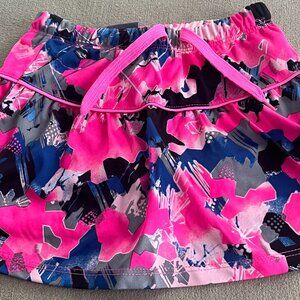 Puma Girls Multicolor Skirt with Build in Shorts Size US 5
